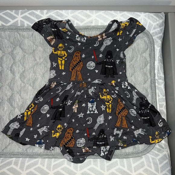 Little Sleepies Star Wars Skater Dress with Bodysuit - Picture 3 of 4